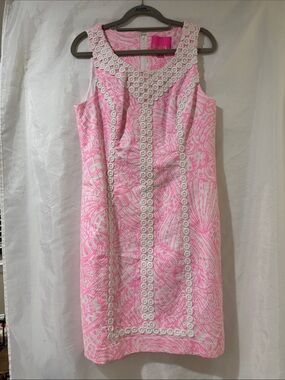 Lilly Pulitzer 6 Macfarlane stretch shift dress new